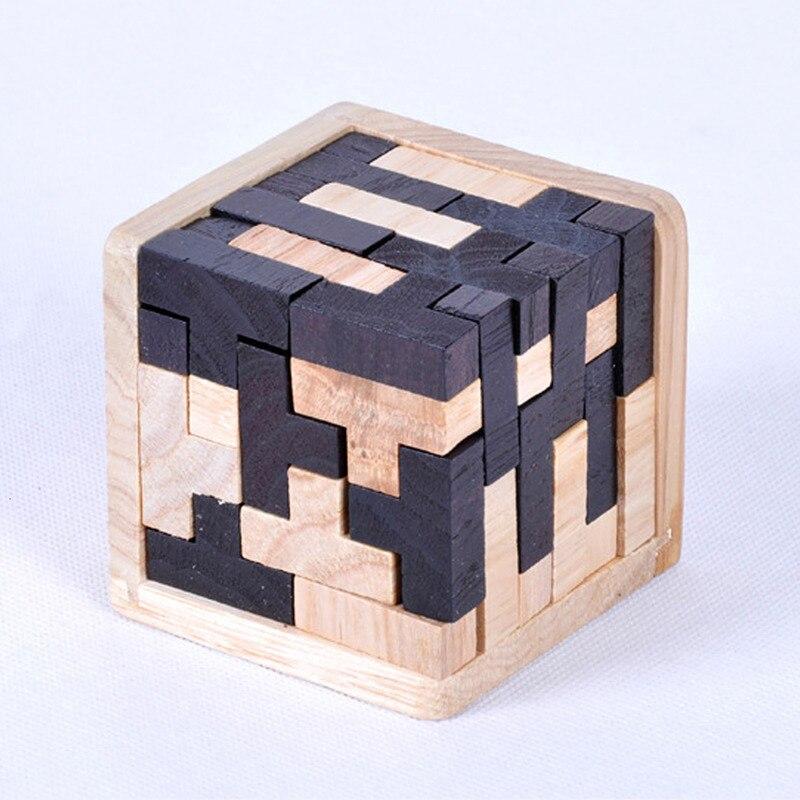 3DPuzzle™ - Puzzle Cube en bois | Jeux - Jeux et amusettes