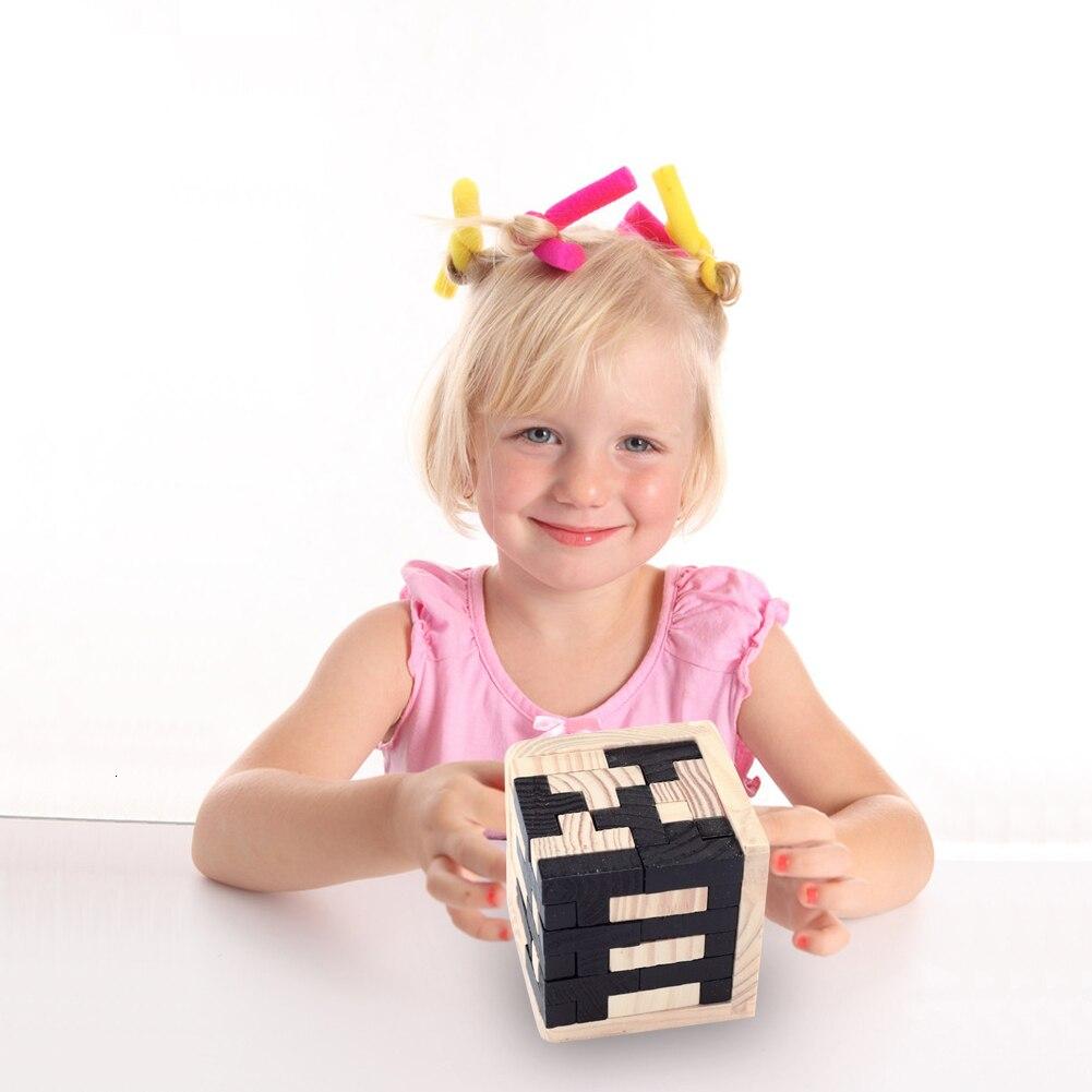 3DPuzzle™ - Puzzle Cube en bois | Jeux - Jeux et amusettes